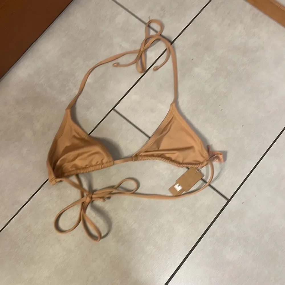 NWT Skims Nude Bikini top and Desert clay bikini bottoms